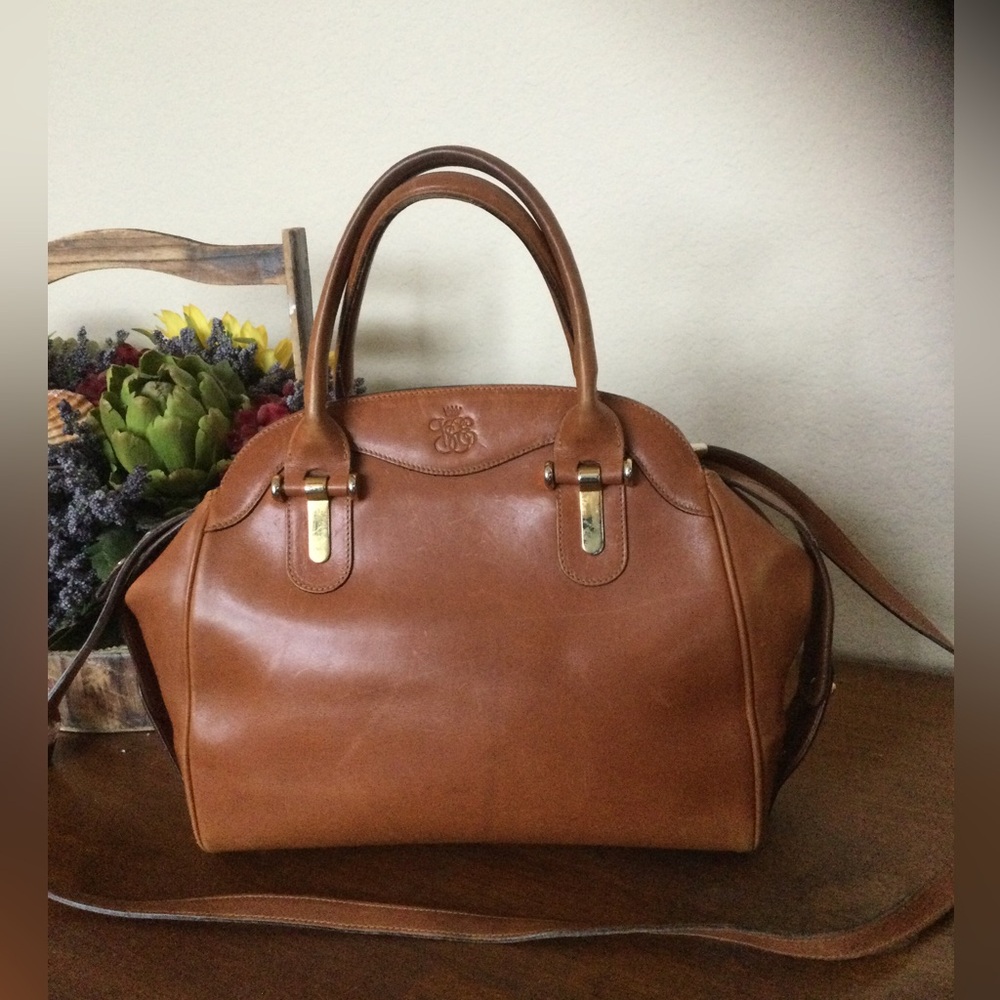 VENICE SIMPLON ORIENT EXPRESS Satchel Crossbody Bag -VTG Rare! Italy